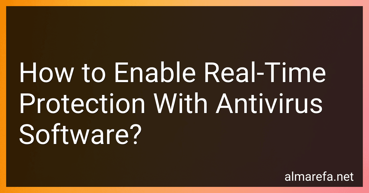 How to Enable Real-Time Protection With Antivirus Software? image