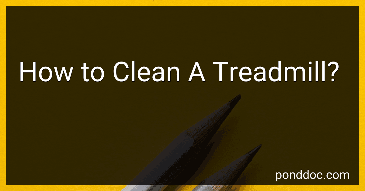 How to Clean A Treadmill? image