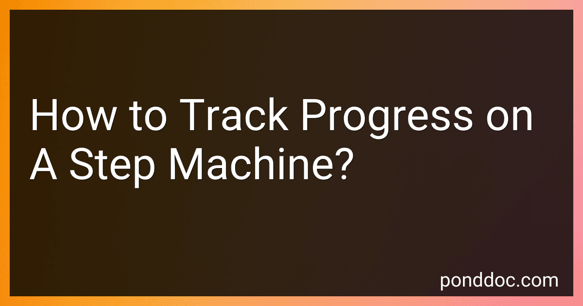 How to Track Progress on A Step Machine? image