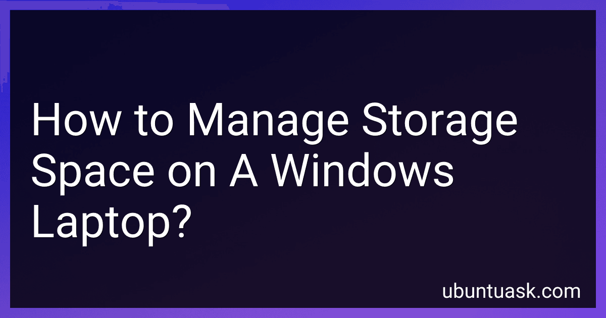 How to Manage Storage Space on A Windows Laptop? image