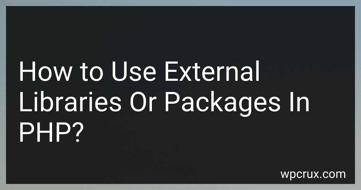How to Use External Libraries Or Packages In PHP? image