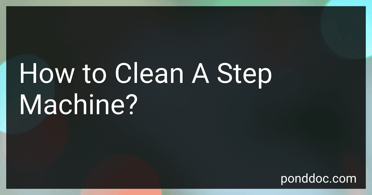 How to Clean A Step Machine? image