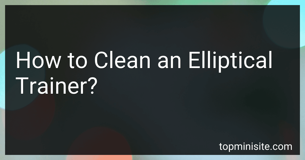 How to Clean an Elliptical Trainer? image