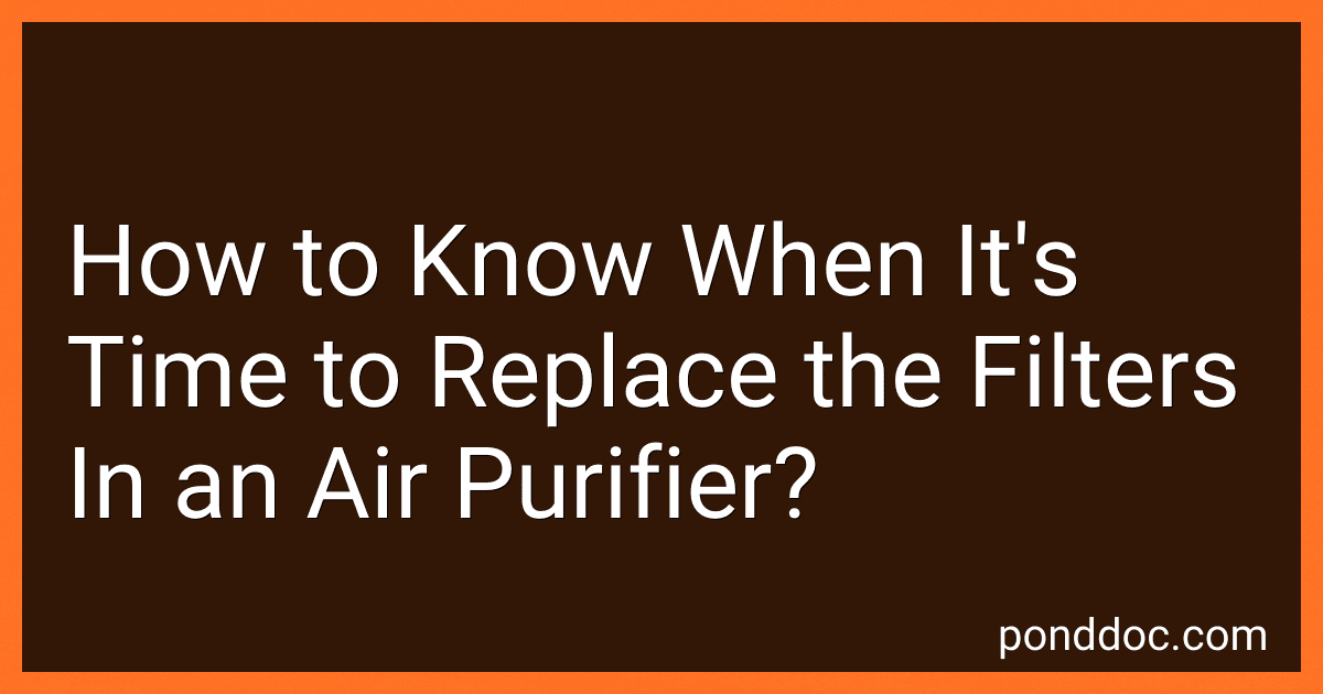How to Know When It's Time to Replace the Filters In an Air Purifier? image