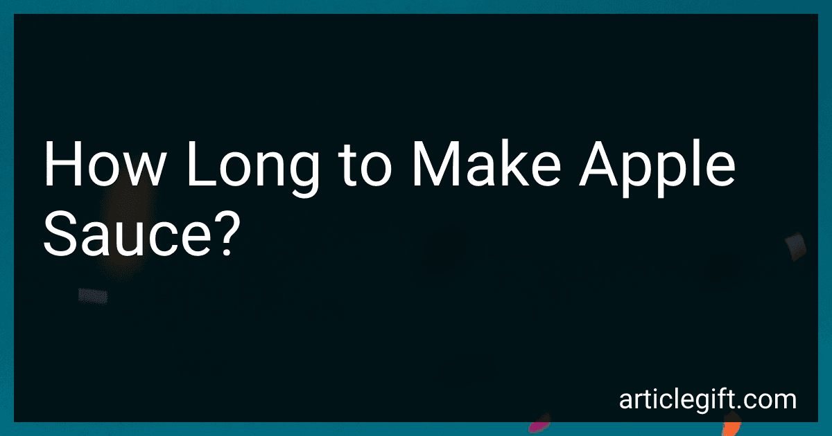 How Long to Make Apple Sauce? preview