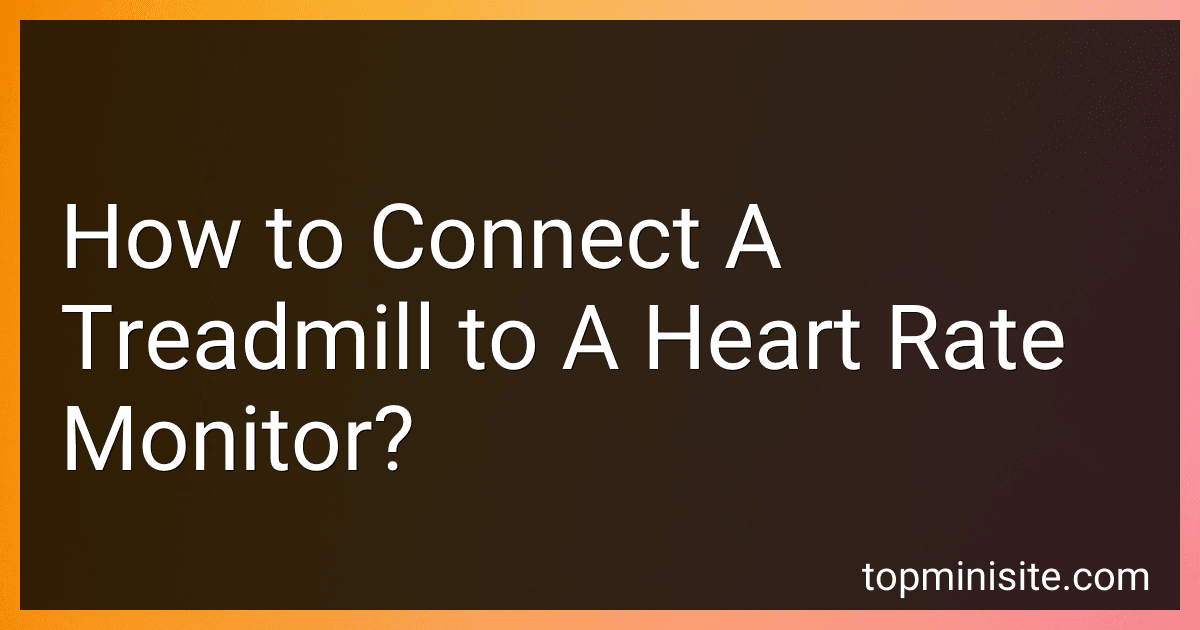 How to Connect A Treadmill to A Heart Rate Monitor? image