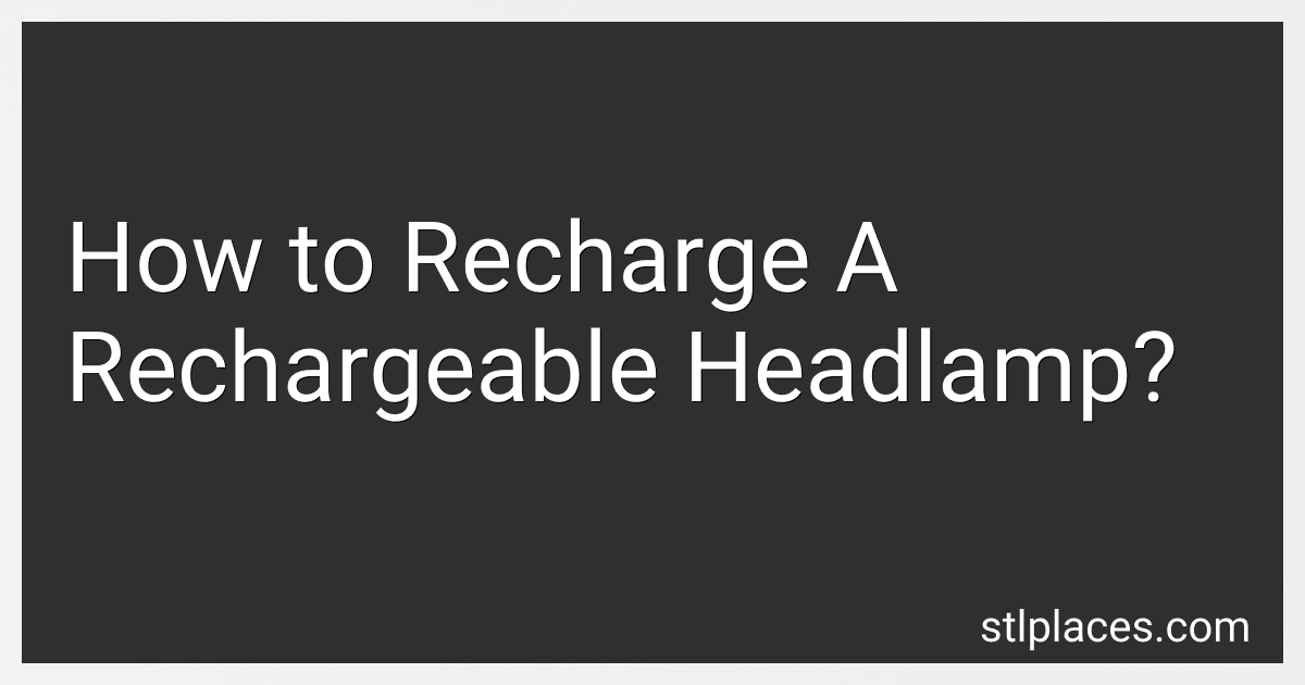 How to Recharge A Rechargeable Headlamp? image