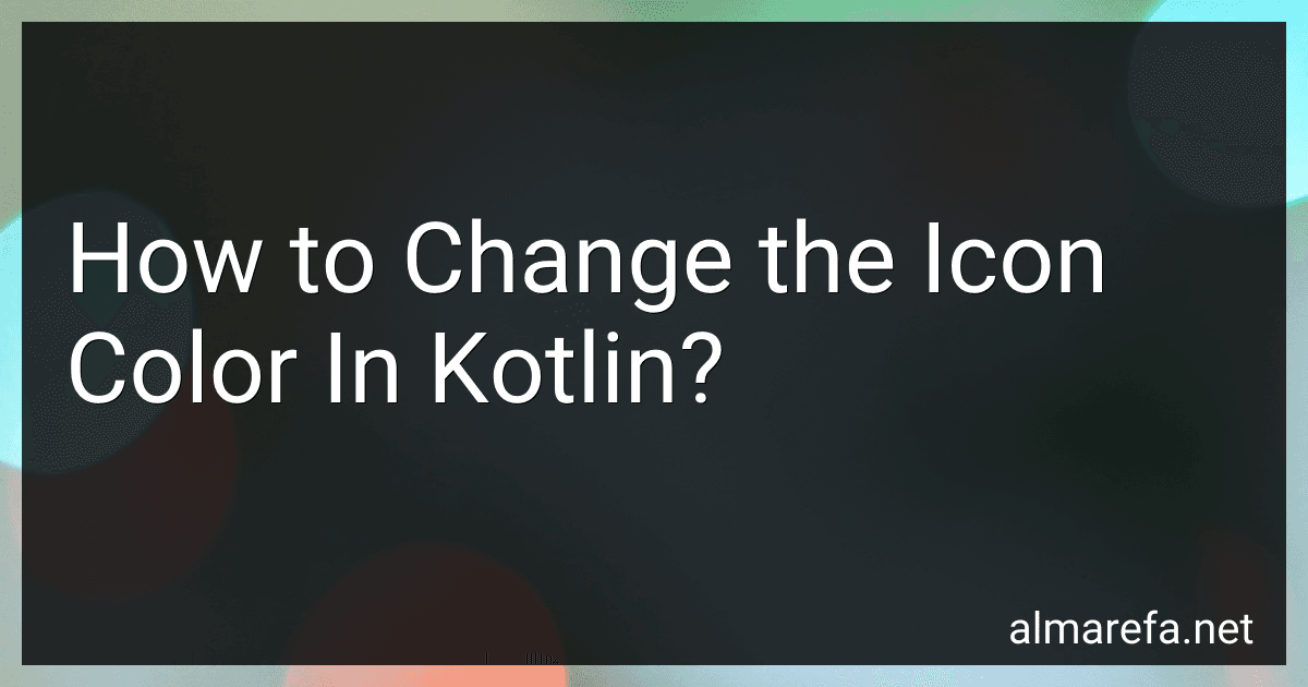How to Change the Icon Color In Kotlin? image