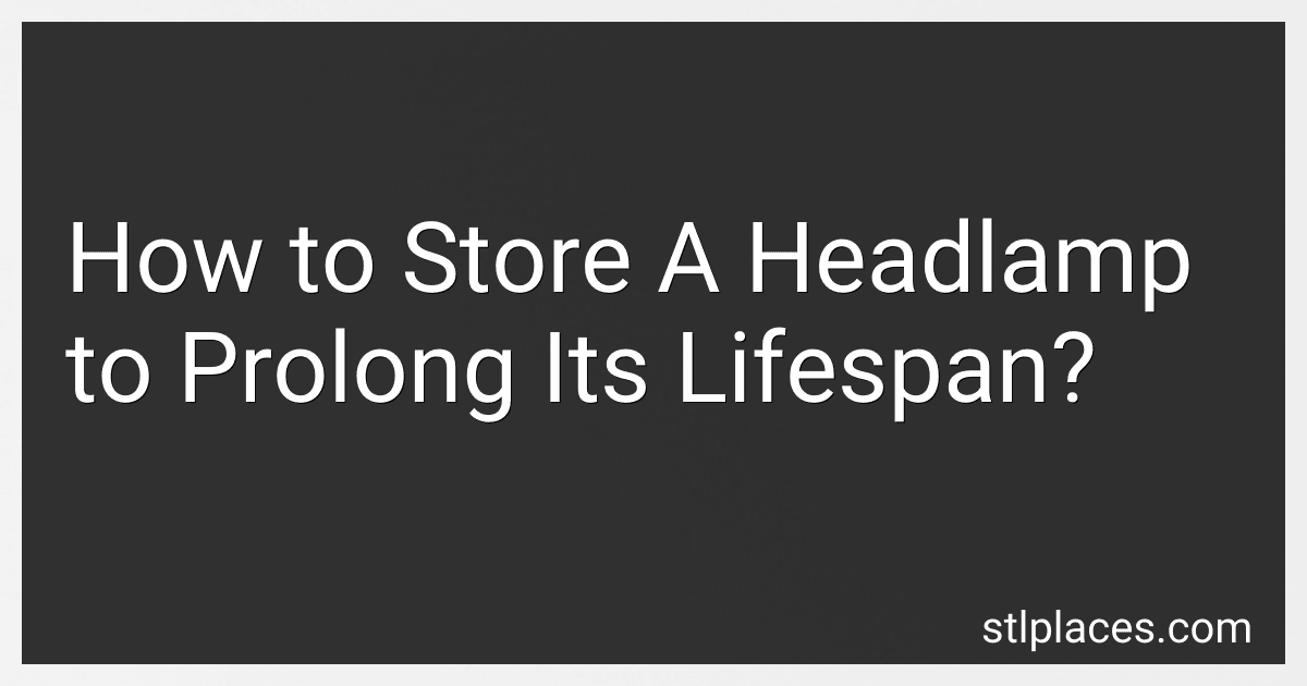 How to Store A Headlamp to Prolong Its Lifespan? image