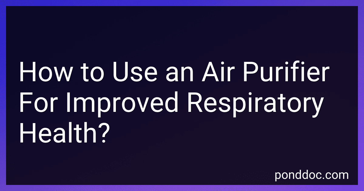 How to Use an Air Purifier For Improved Respiratory Health? image