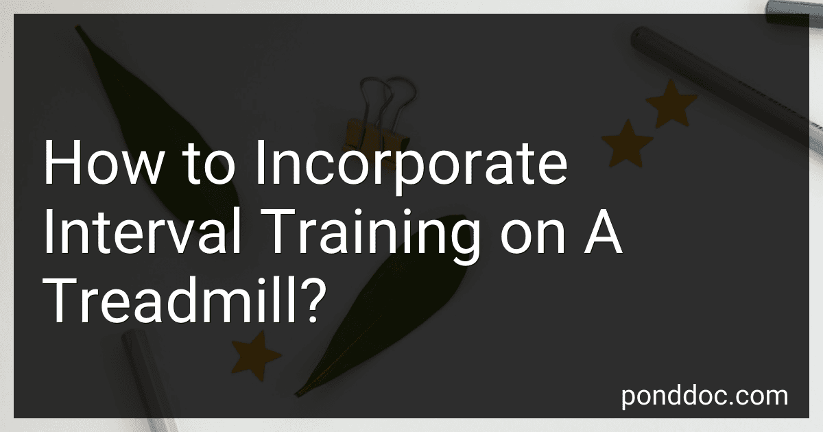 How to Incorporate Interval Training on A Treadmill? image