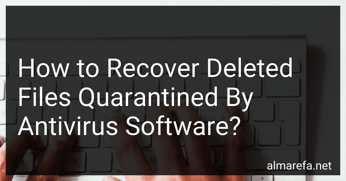 How to Recover Deleted Files Quarantined By Antivirus Software? image