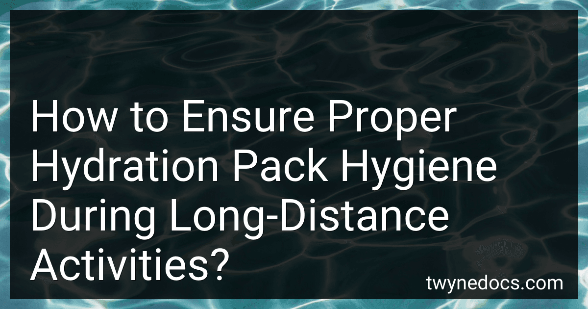 How to Ensure Proper Hydration Pack Hygiene During Long-Distance Activities? image