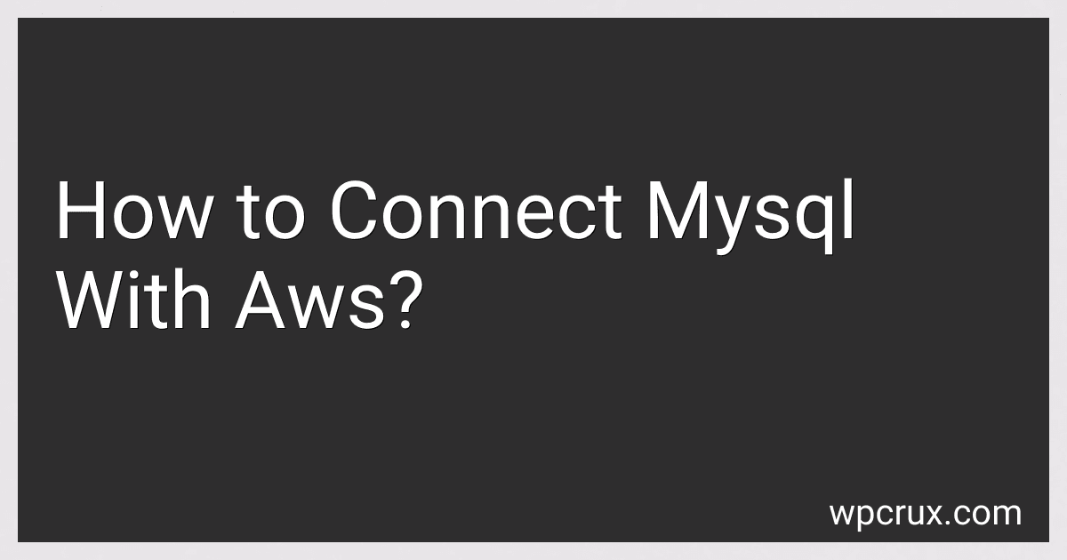How to Connect Mysql With Aws? image