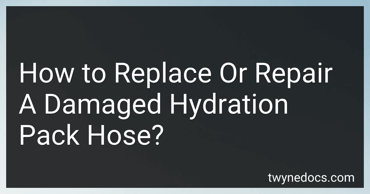 How to Replace Or Repair A Damaged Hydration Pack Hose? image