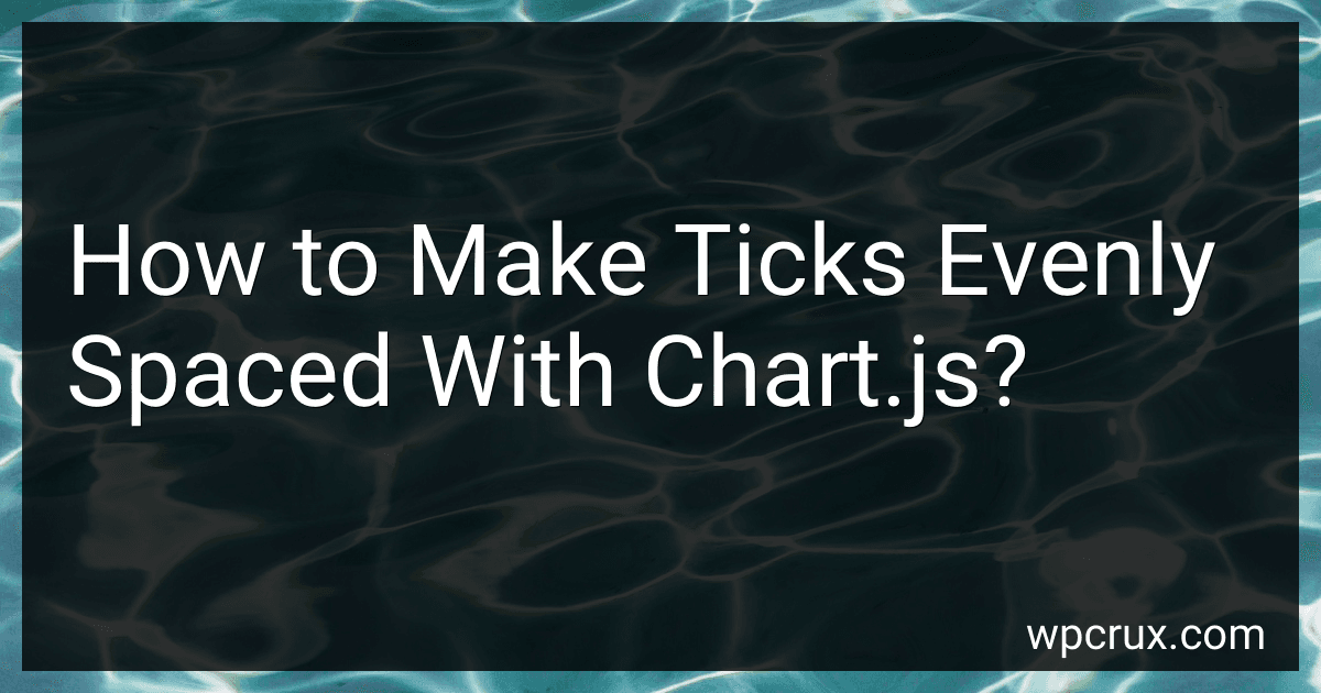 How to Make Ticks Evenly Spaced With Chart.js? image
