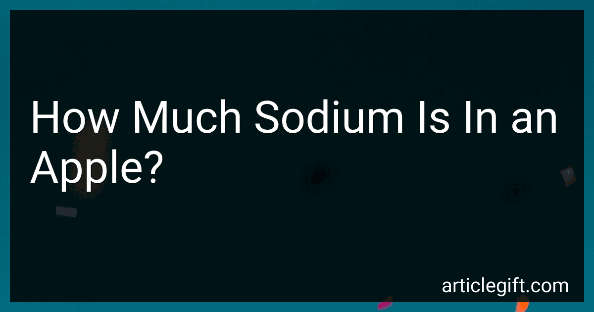 How Much Sodium Is In an Apple? preview
