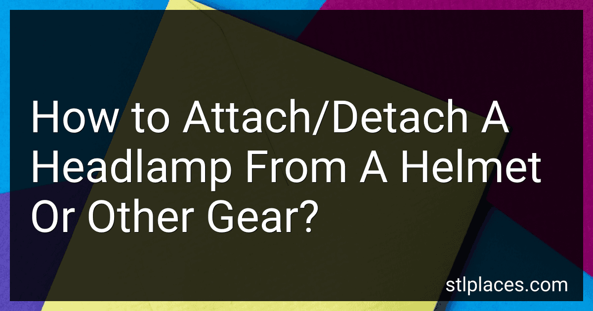 How to Attach/Detach A Headlamp From A Helmet Or Other Gear? image