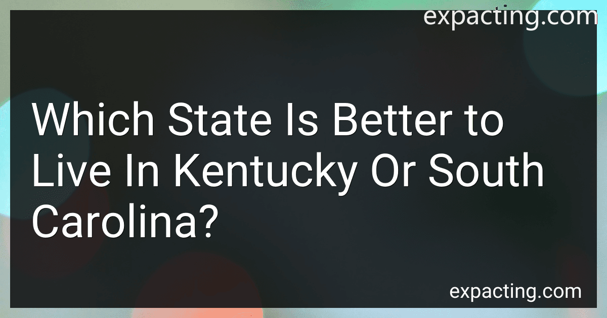 Which State Is Better to Live In Kentucky Or South Carolina? preview