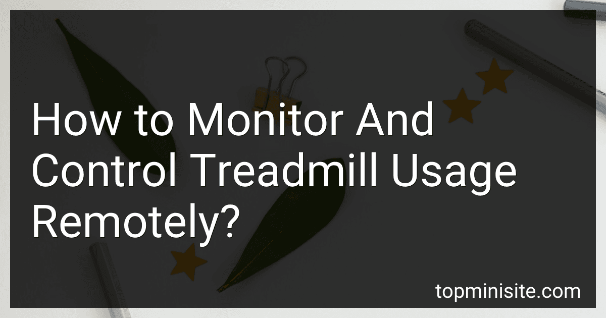 How to Monitor And Control Treadmill Usage Remotely? image