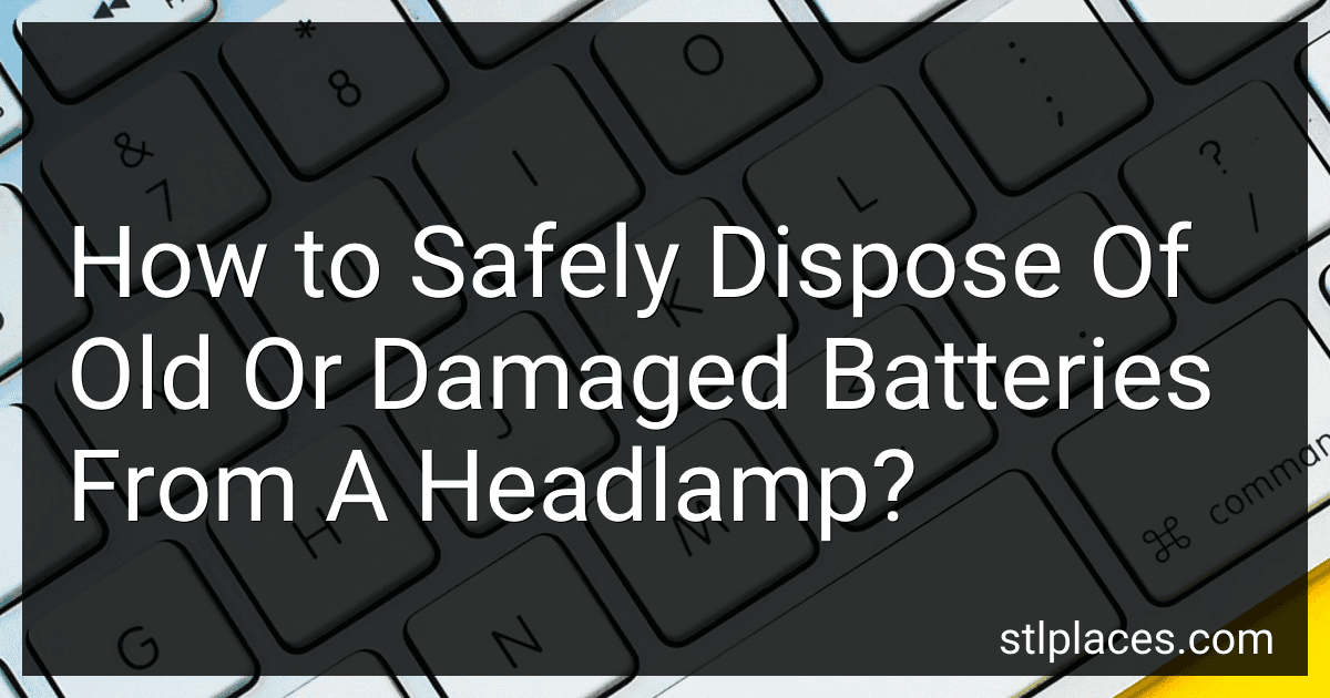 How to Safely Dispose Of Old Or Damaged Batteries From A Headlamp? preview