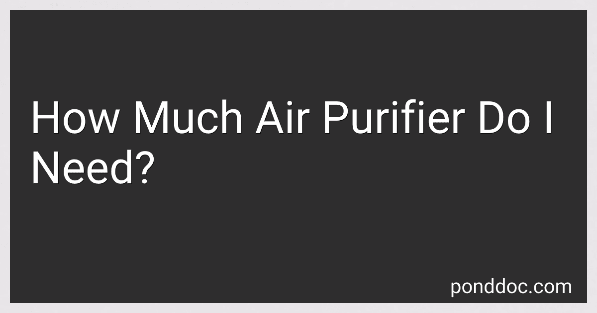 How Much Air Purifier Do I Need? image