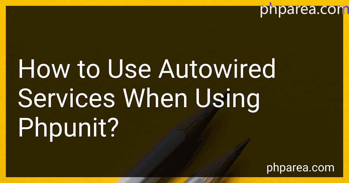 How to Use Autowired Services When Using Phpunit? image
