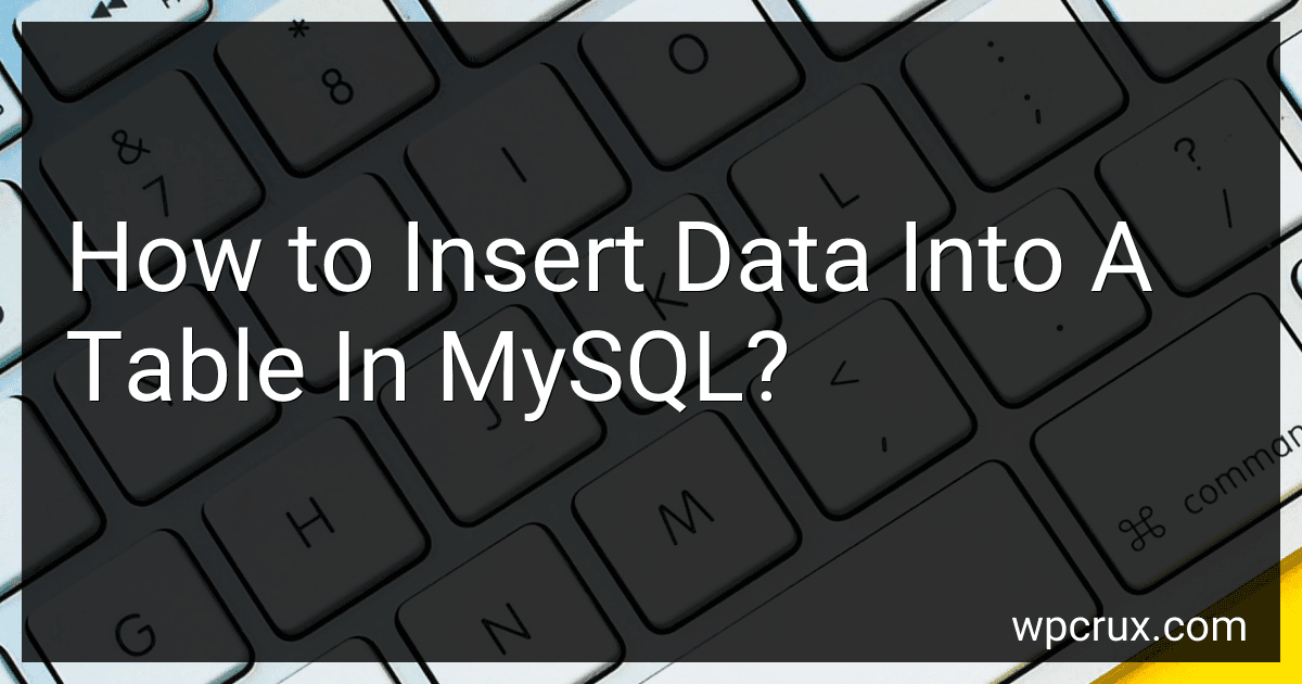 How to Insert Data Into A Table In MySQL? image
