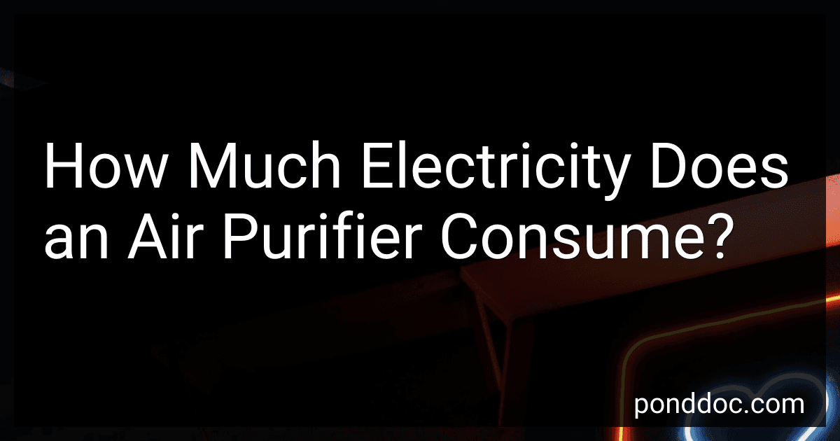 How Much Electricity Does an Air Purifier Consume? image