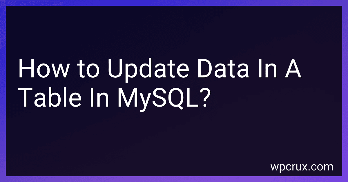 How to Update Data In A Table In MySQL? image