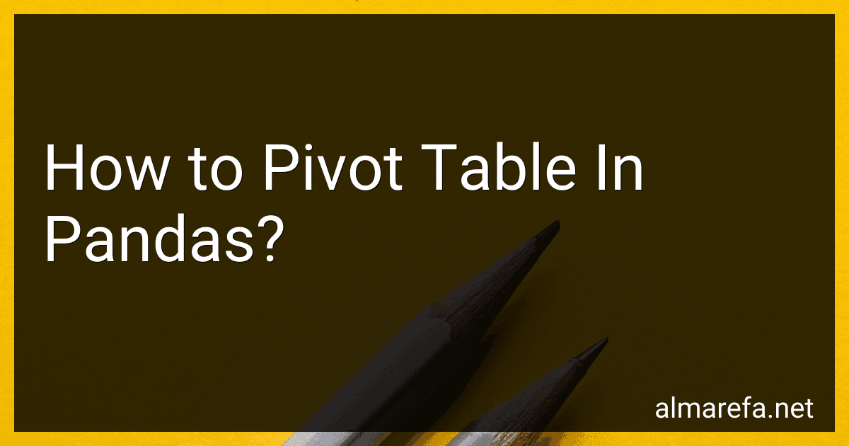 How to Pivot Table In Pandas? image