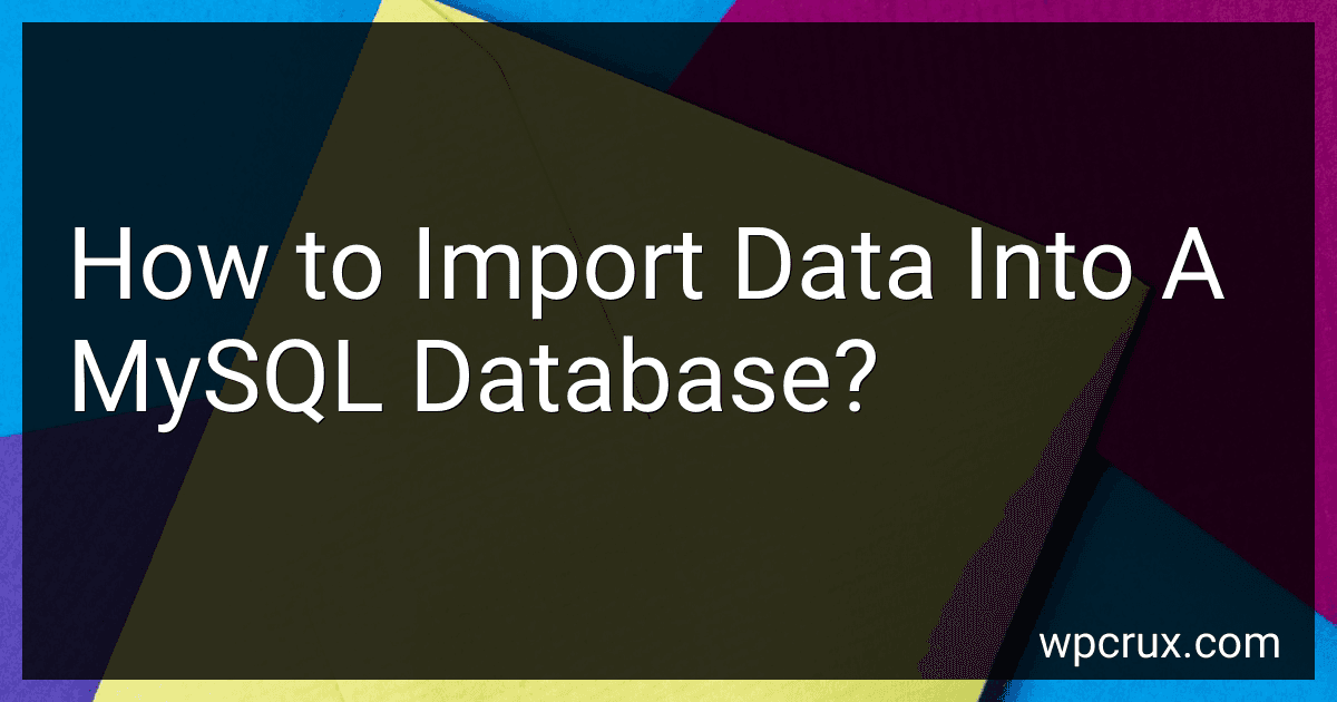 How to Import Data Into A MySQL Database? image