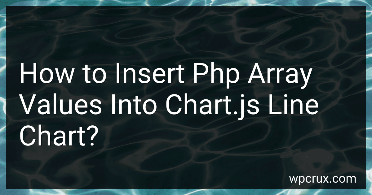 How to Insert Php Array Values Into Chart.js Line Chart? image