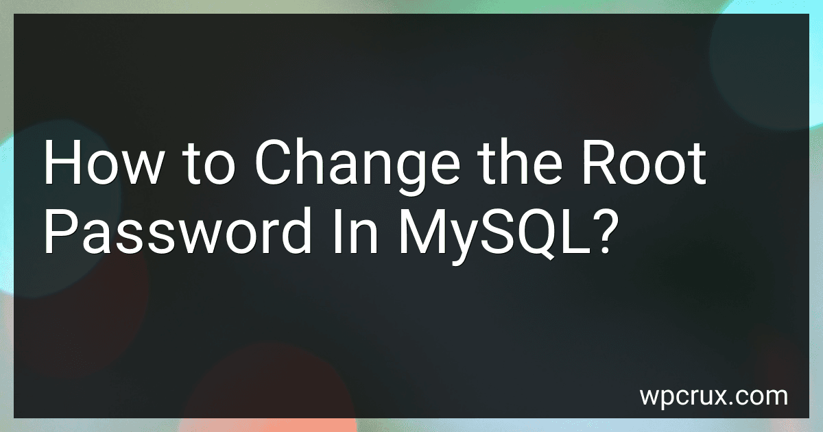 How to Change the Root Password In MySQL? image