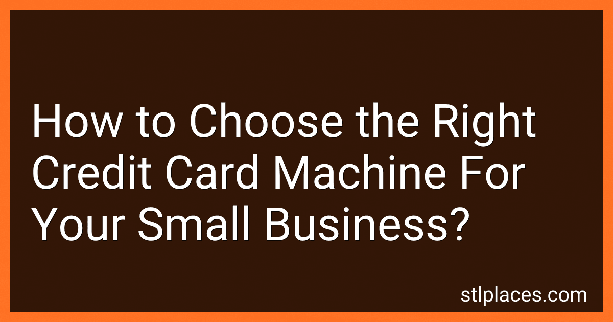 How to Choose the Right Credit Card Machine For Your Small Business? image