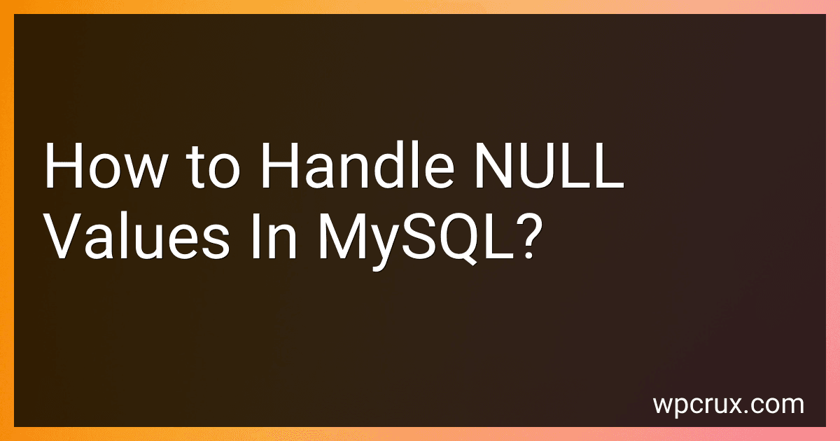 How to Handle NULL Values In MySQL? image