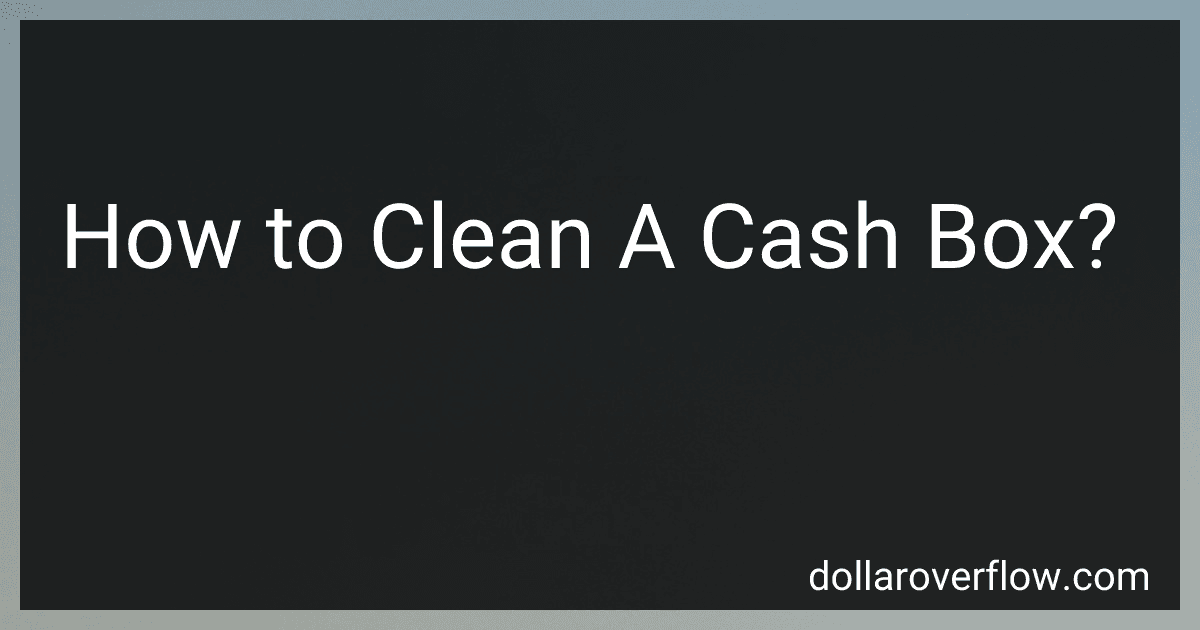 How to Clean A Cash Box? image