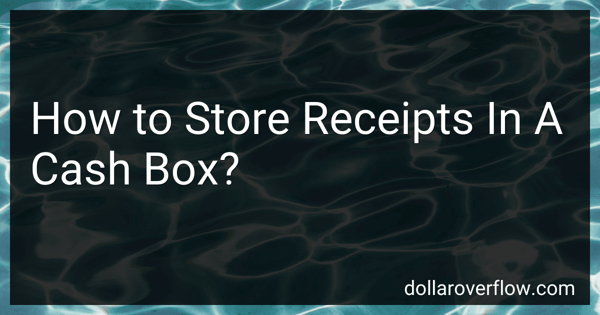 How to Store Receipts In A Cash Box? image
