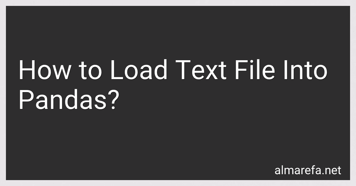 How to Load Text File Into Pandas? image