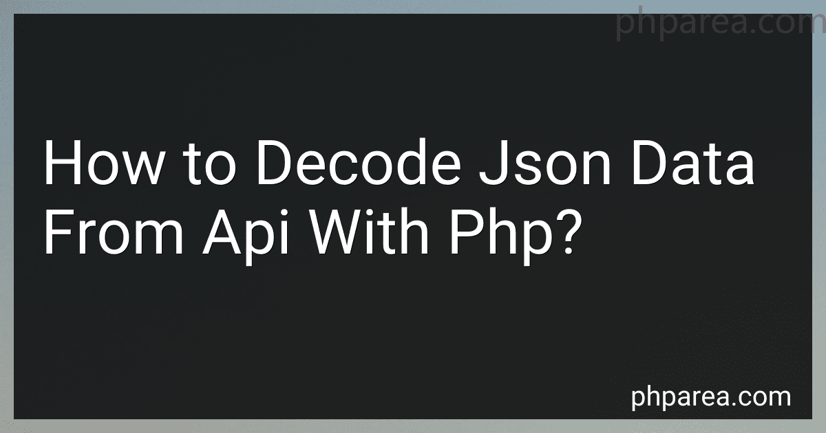 How to Decode Json Data From Api With Php? image