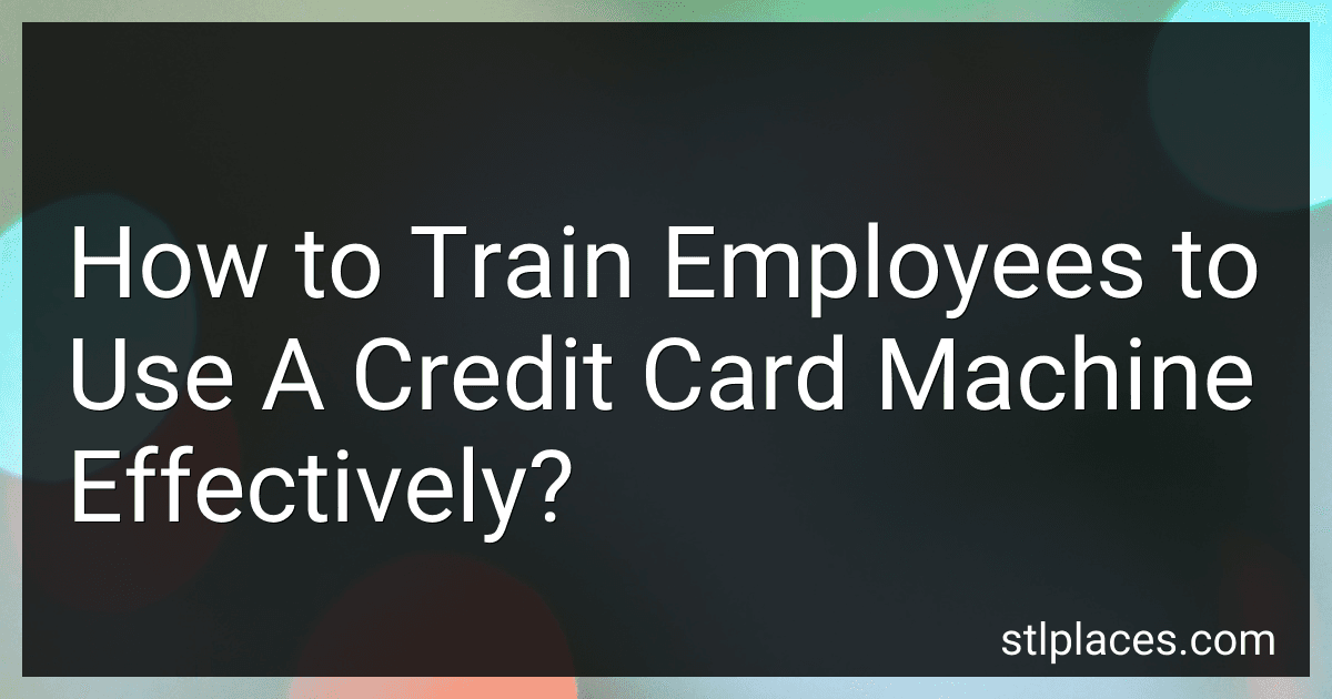 How to Train Employees to Use A Credit Card Machine Effectively? image