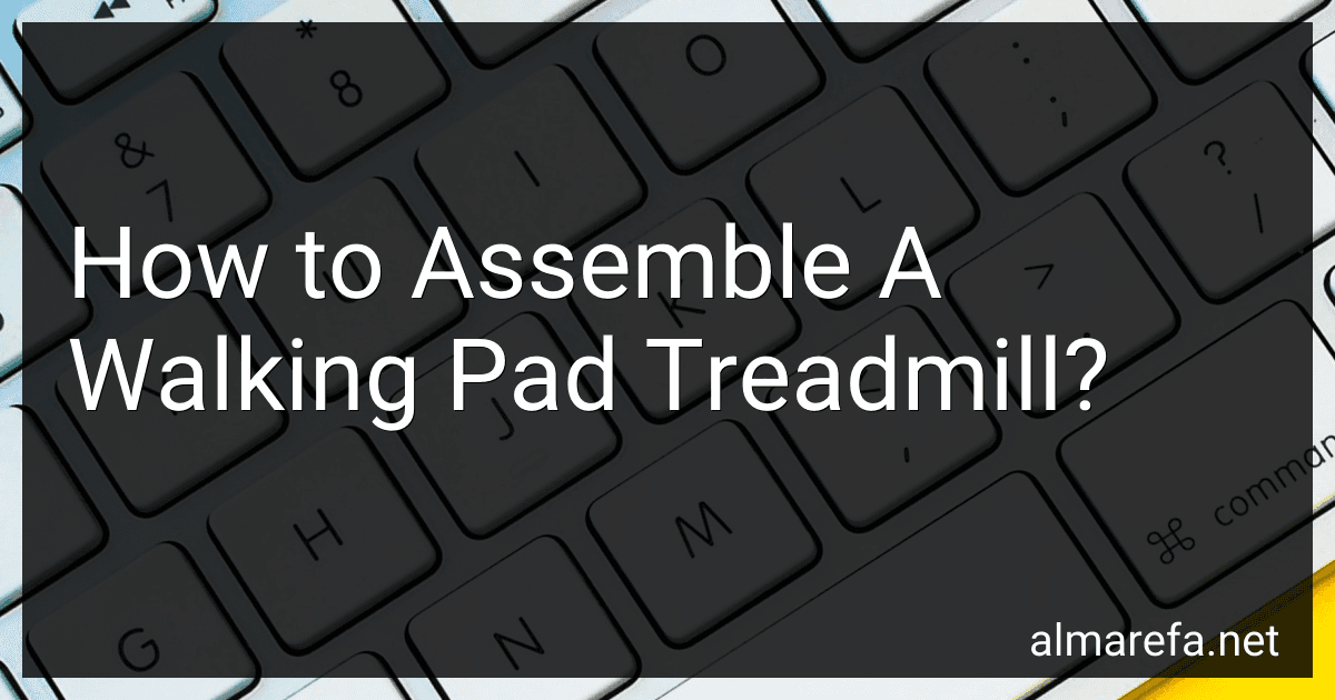 How to Assemble A Walking Pad Treadmill? image