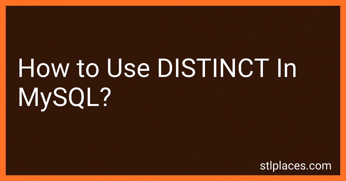 How to Use DISTINCT In MySQL? image