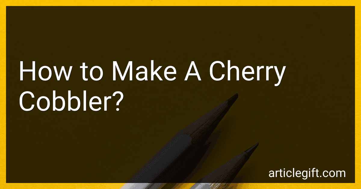 How to Make A Cherry Cobbler? image