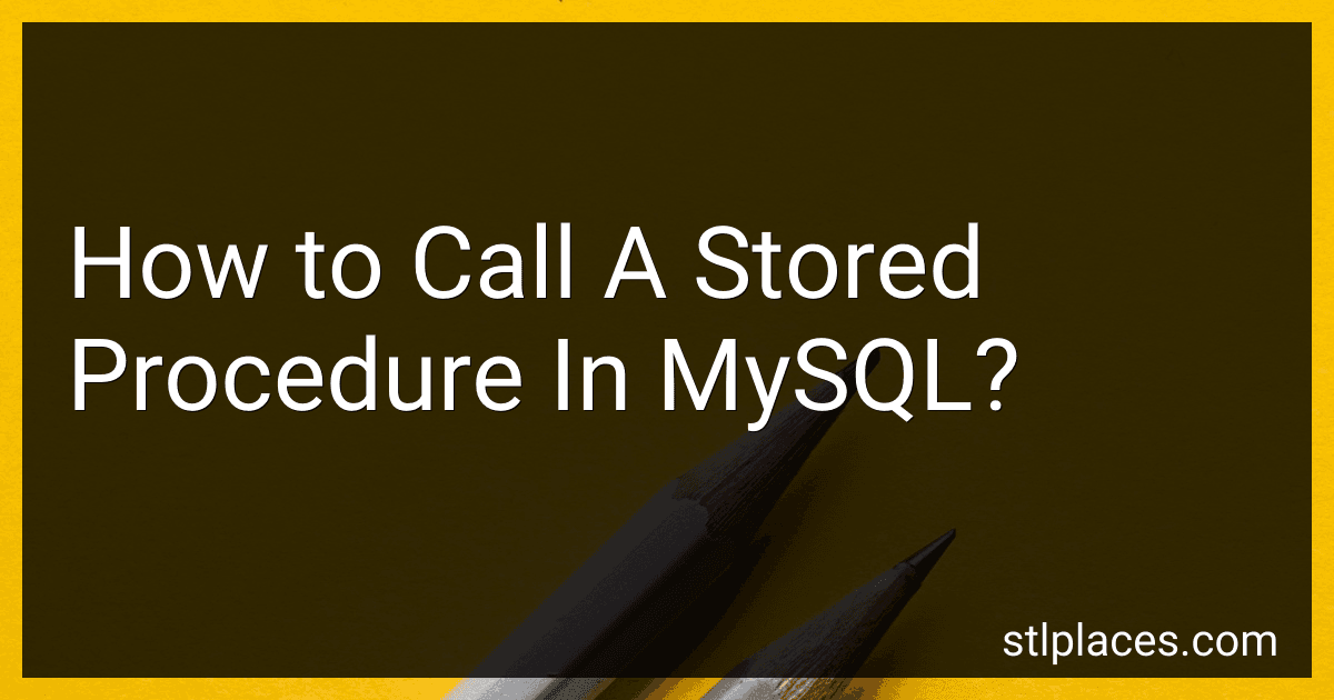 How to Call A Stored Procedure In MySQL? image