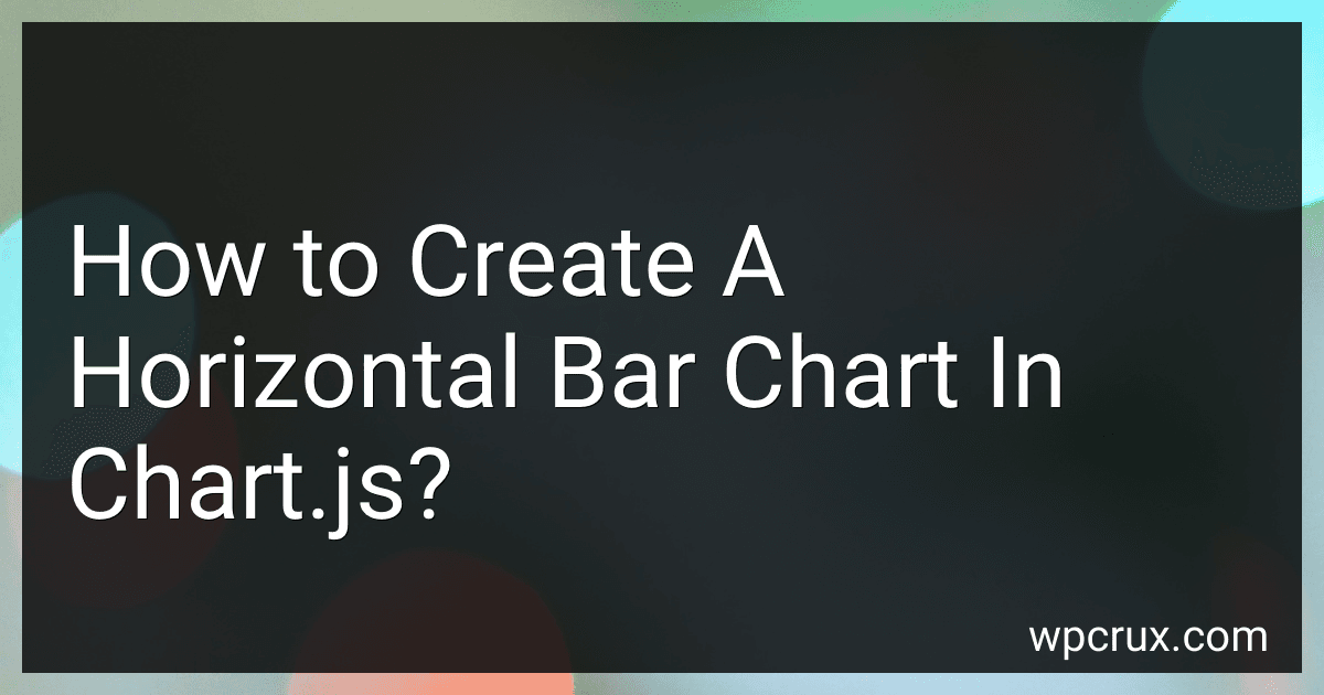 How to Create A Horizontal Bar Chart In Chart.js? image