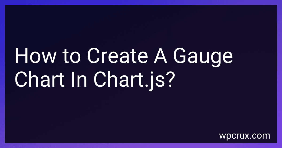 How to Create A Gauge Chart In Chart.js? image
