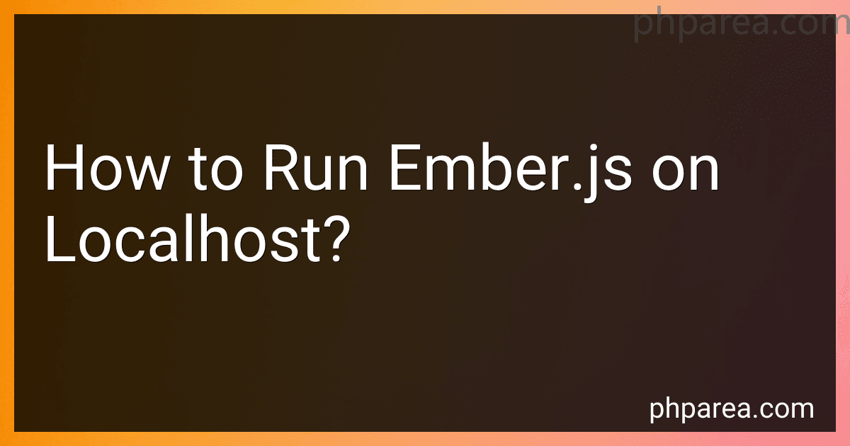 How to Run Ember.js on Localhost? image