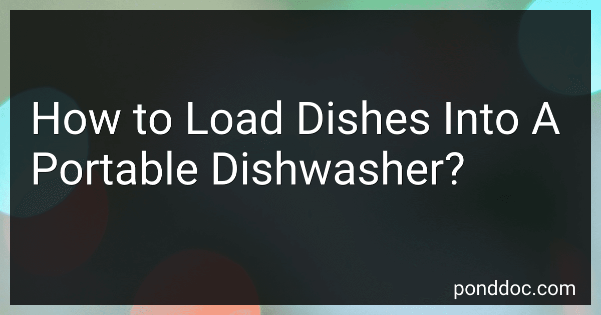 How to Load Dishes Into A Portable Dishwasher? image