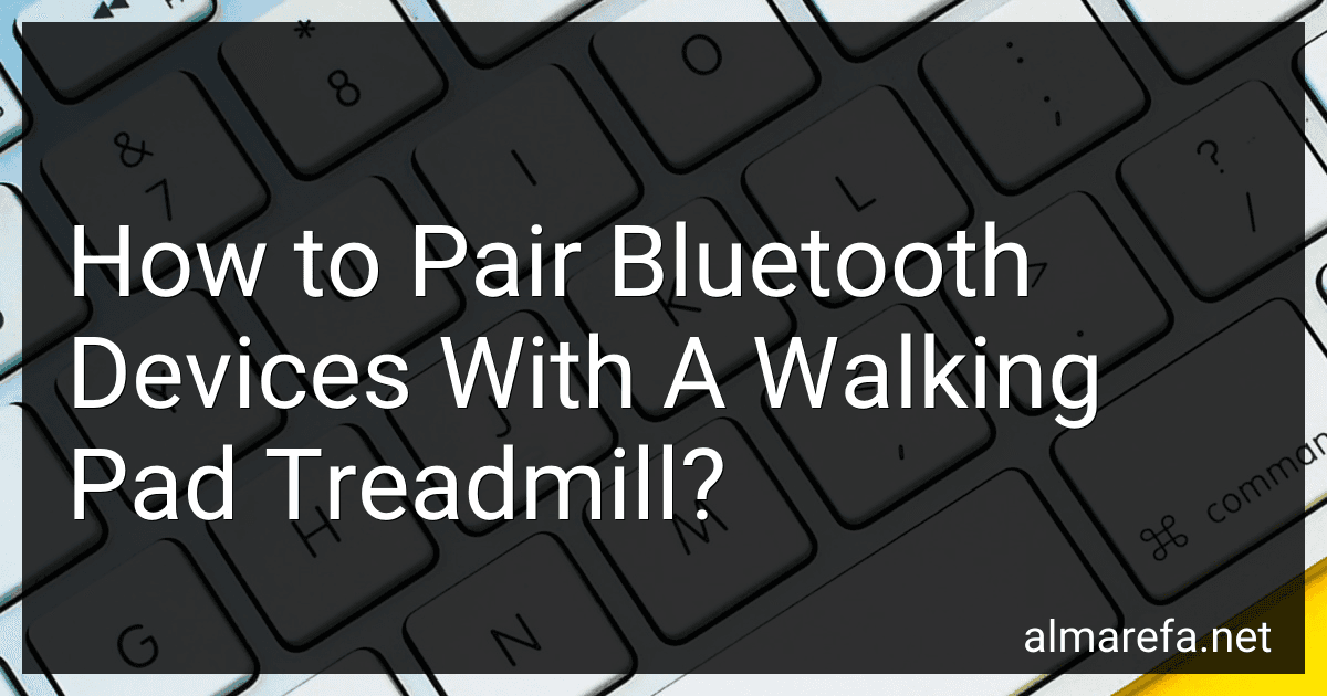 How to Pair Bluetooth Devices With A Walking Pad Treadmill? image